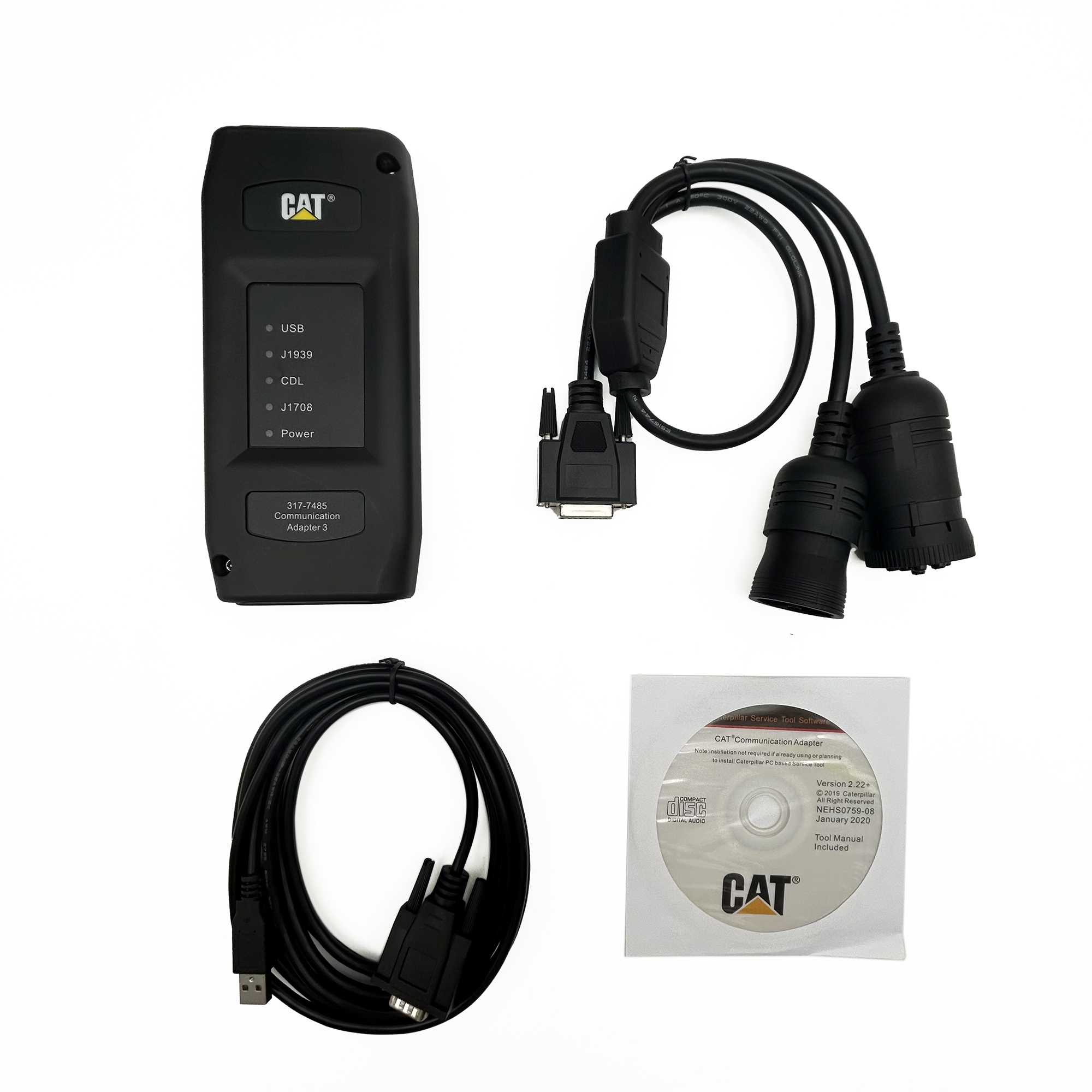 2025A Caterpillar ET3 317-7485 Excavator Truck CAT Engine Diagnostic Tool Caterpillar ET3 3177485 Engine Diagnostic Tool With 2025A Software 2 1