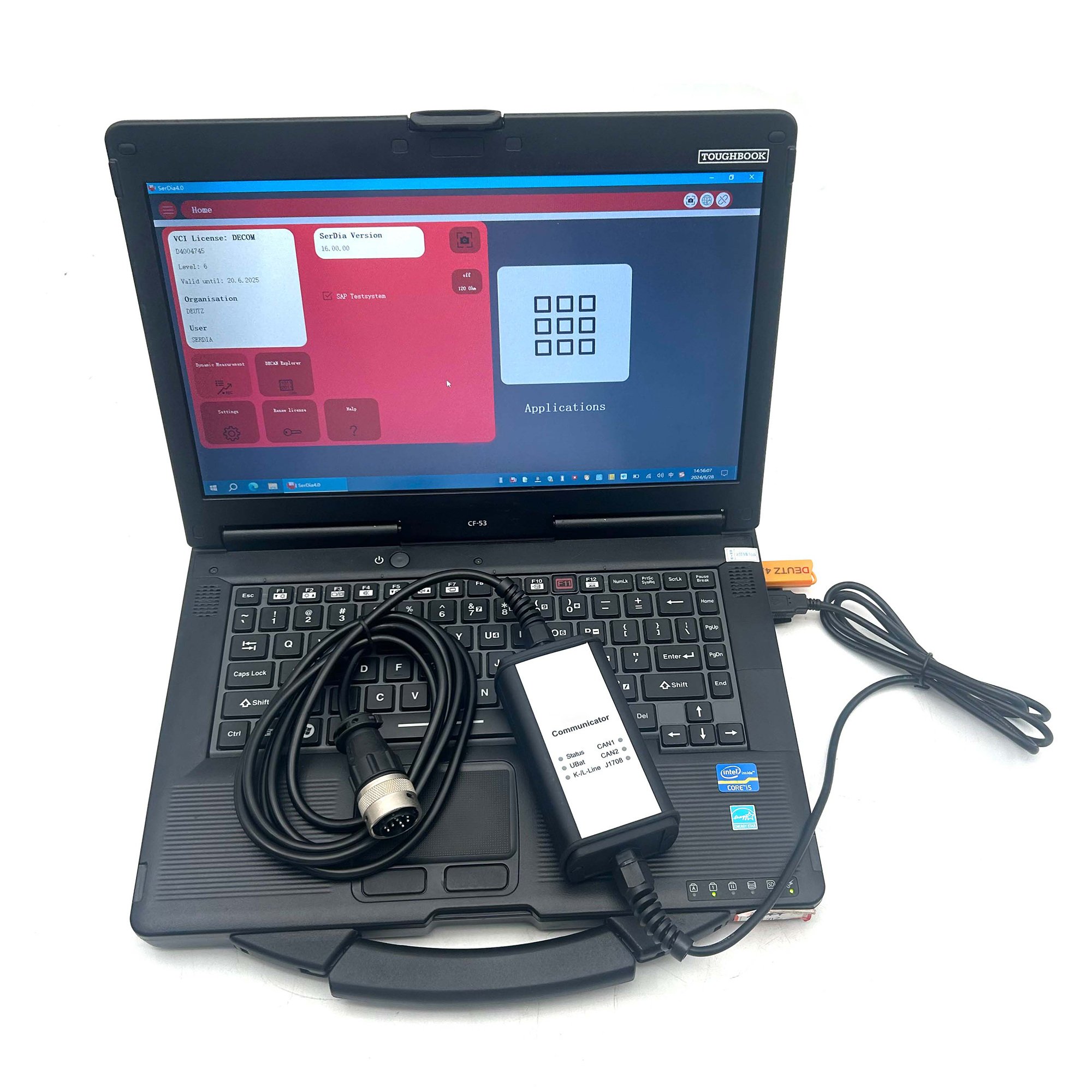 Deutz Diagnostic Scan Tool Scanner with Decom SerDia software Deutz Diagnostic Scan Tool Scanner With Decom SerDia Software 18