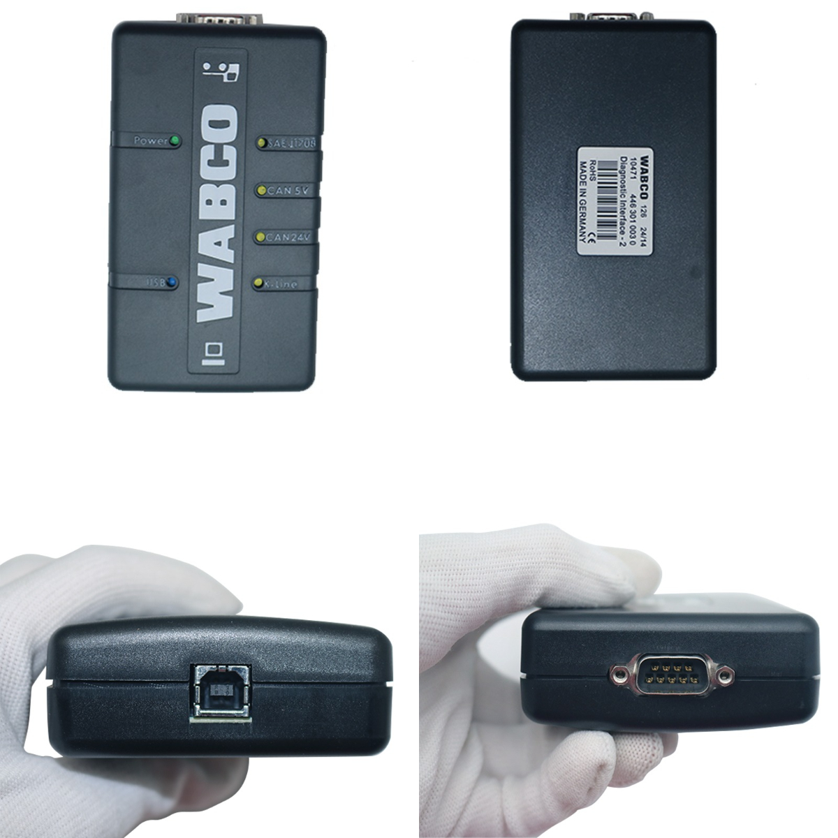 High Standard WABCO Diagnostic Tools WDI Truck Trailer Bus Diagnostic Kit 6