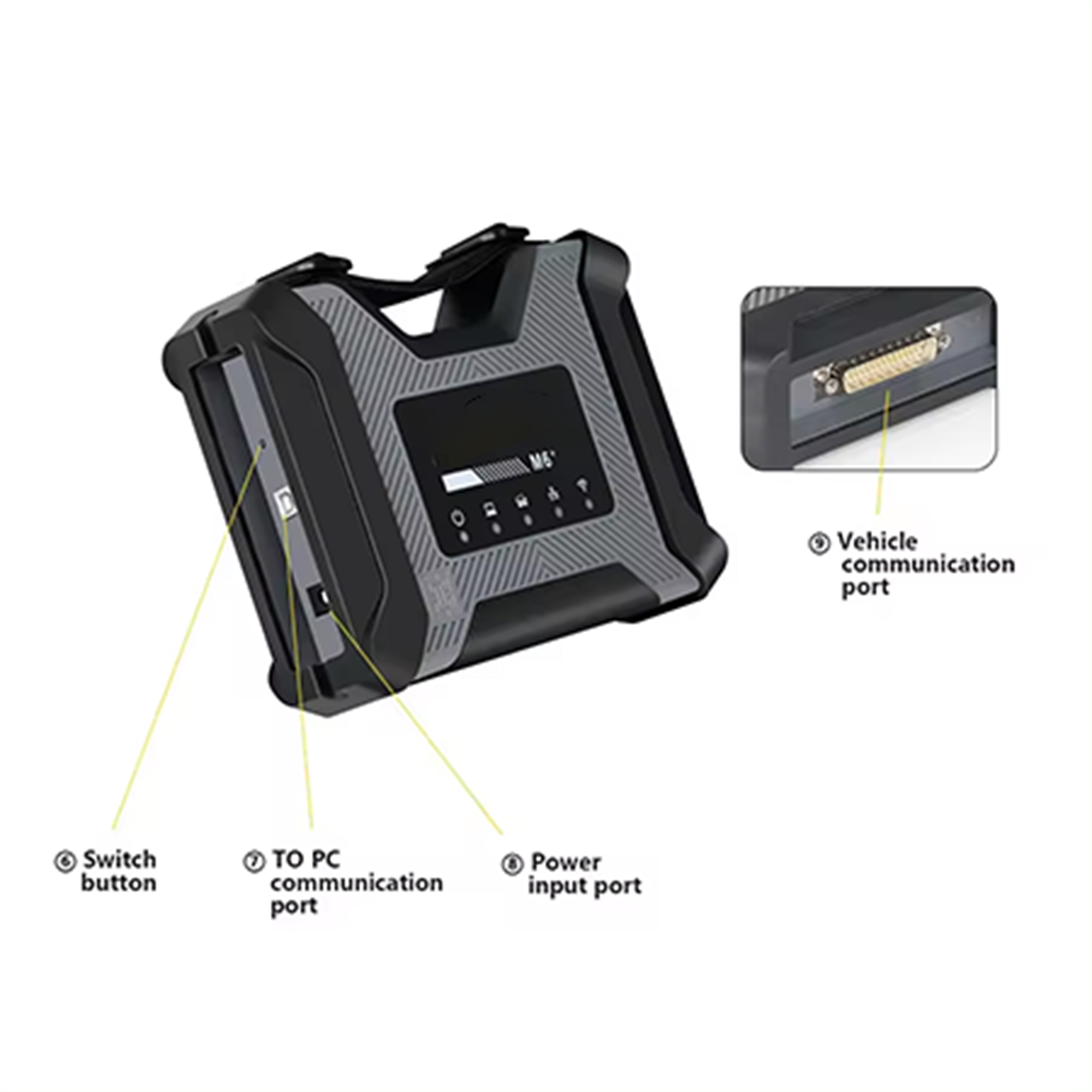 Mercedes Benz M6 Pro DoIP VCI Xentry WiFi Update Power Diagnostic Tool 7