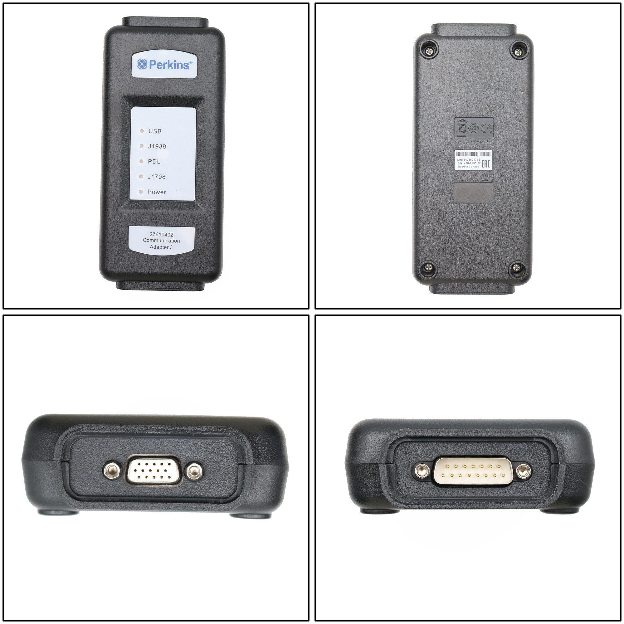 Perkins Diagnostic Tool 27610402 Communication Adapter With EST 2021B Software 4