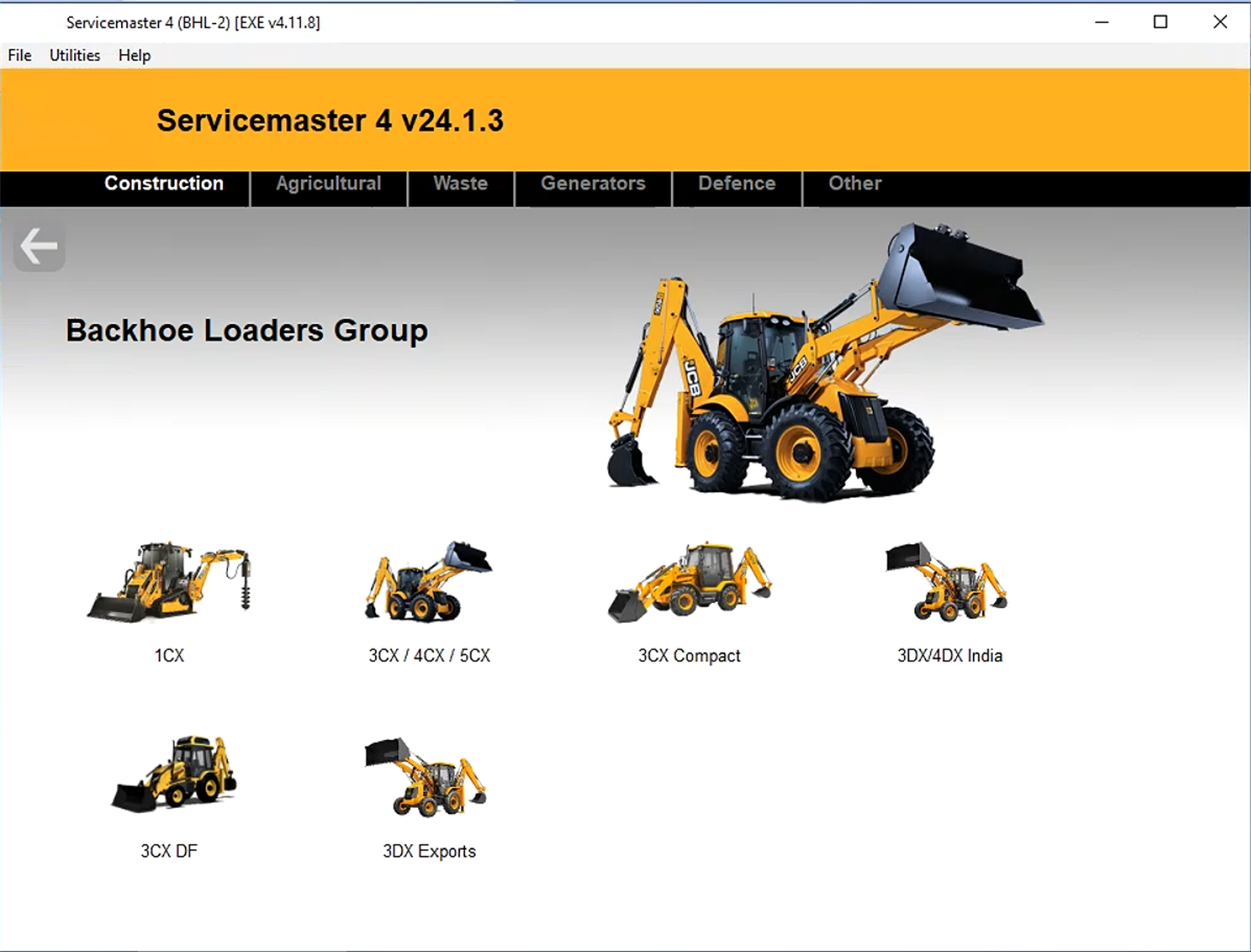 V24.1.3 JCB Agricultural Equipment Diagnostic Tool DLA Diagnostic Kit 5