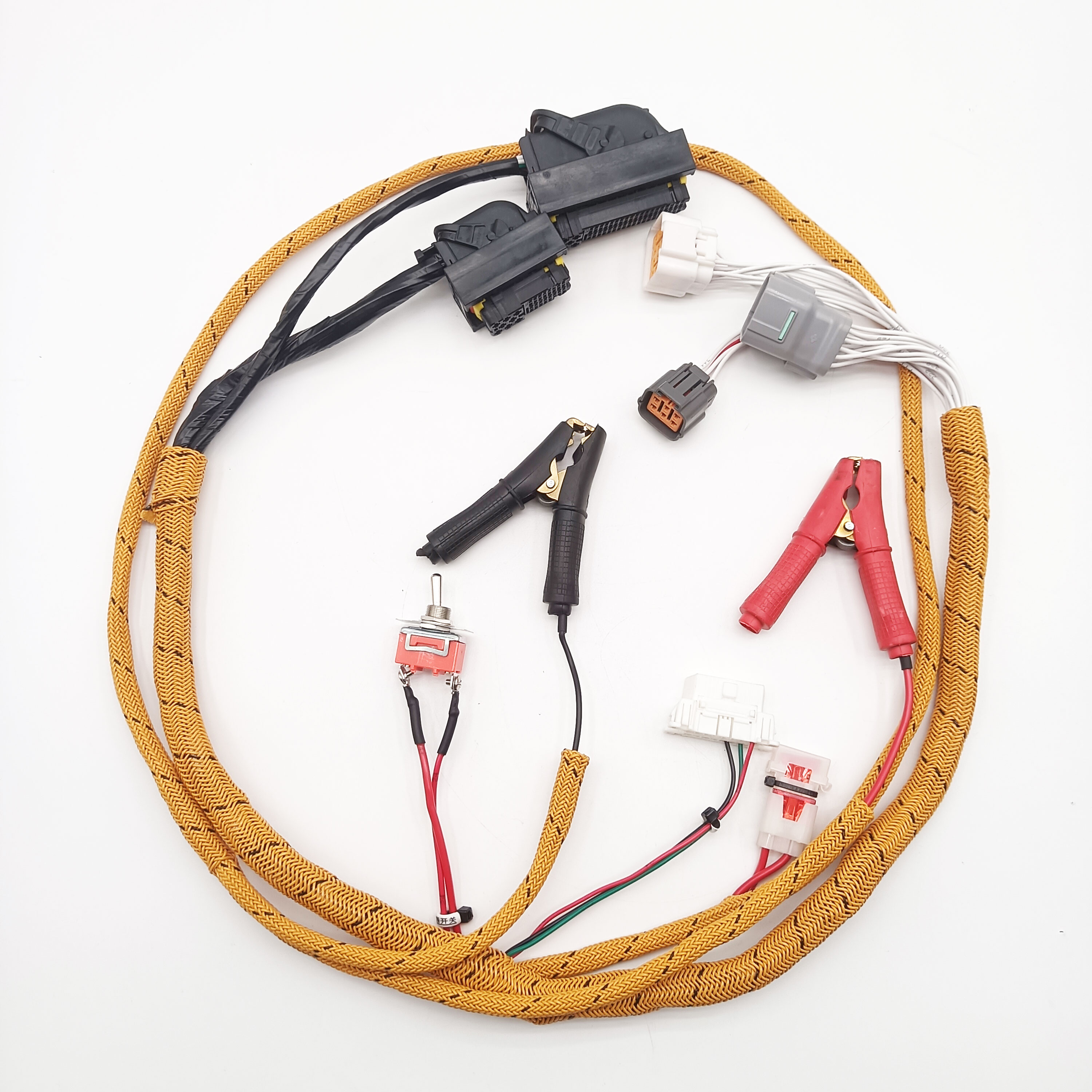 Wiring Harness For Isuzu 4HK1 6HK1 Engine Start Testing Cable High Quality Cable For Isuzu Excavator Computer Board Engin Start 258