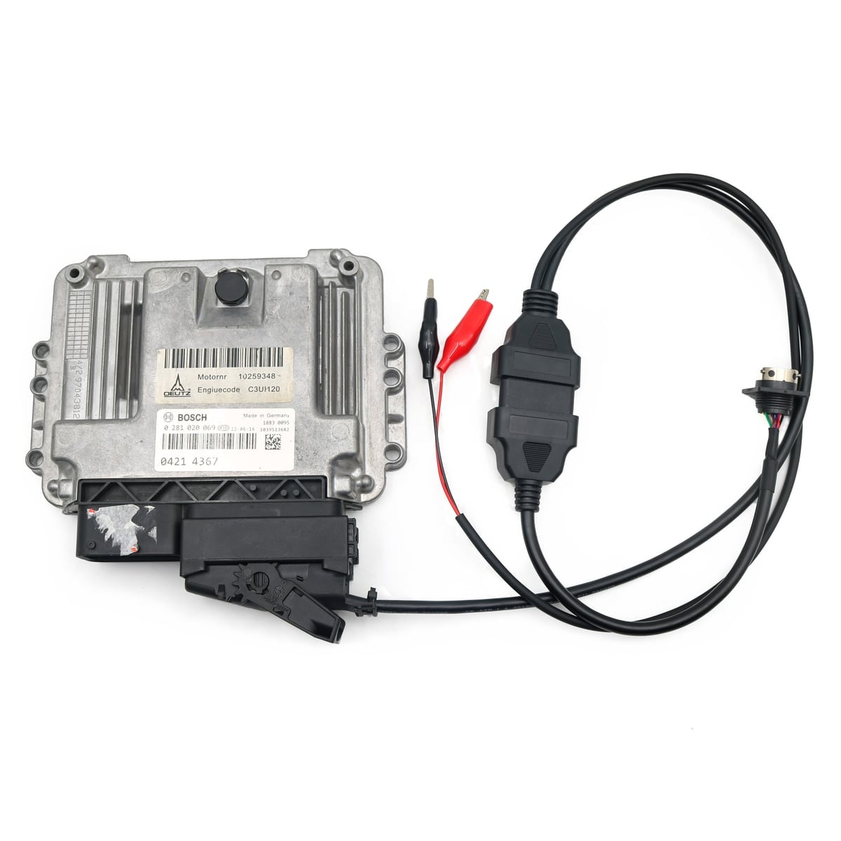 For Deutz 0281020069 ECU Programming Cable Brushing ECU Wiring Harness 0281020069 IMG1072