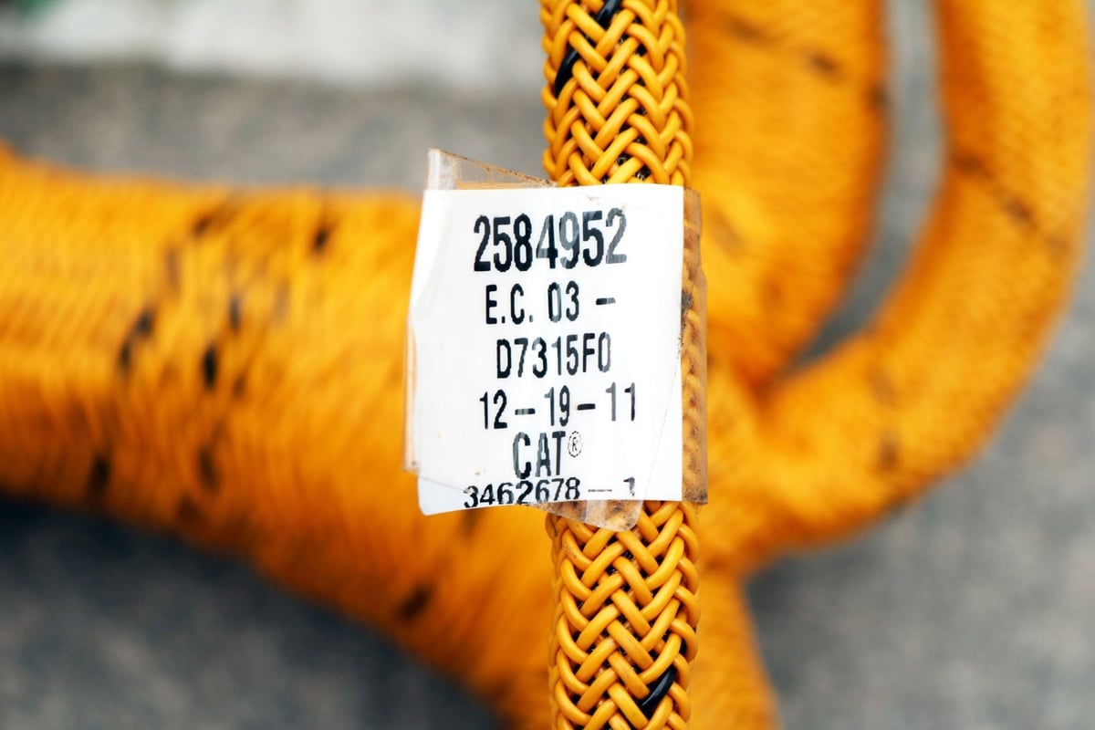 2584952 CAT Truck Engine Caterpillar Start Testing Cable 3 E47b