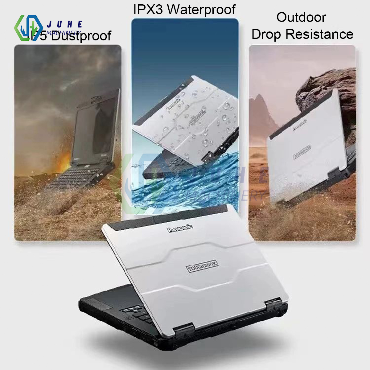 Used Panasonic Toughbook CF53 Laptop i5 16GB RAM 1TB SSD Waterproof, sun-proof and drop-proof