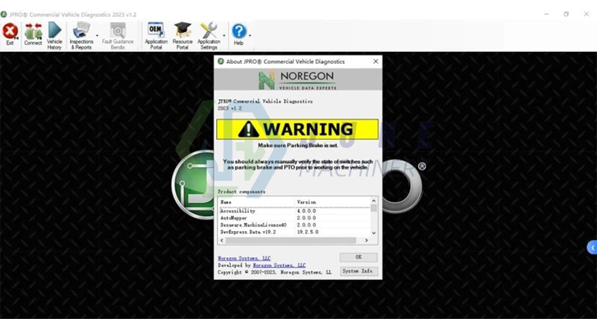 JPRO diagnostic software