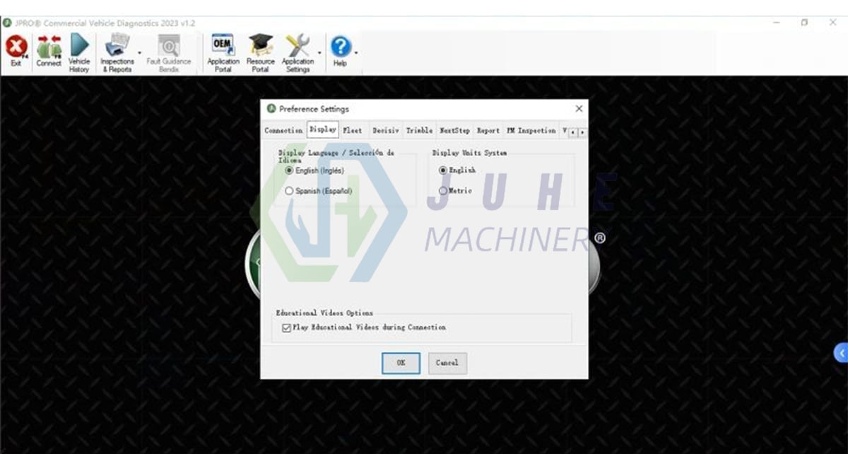 JPRO commercial vehicle diagnostic