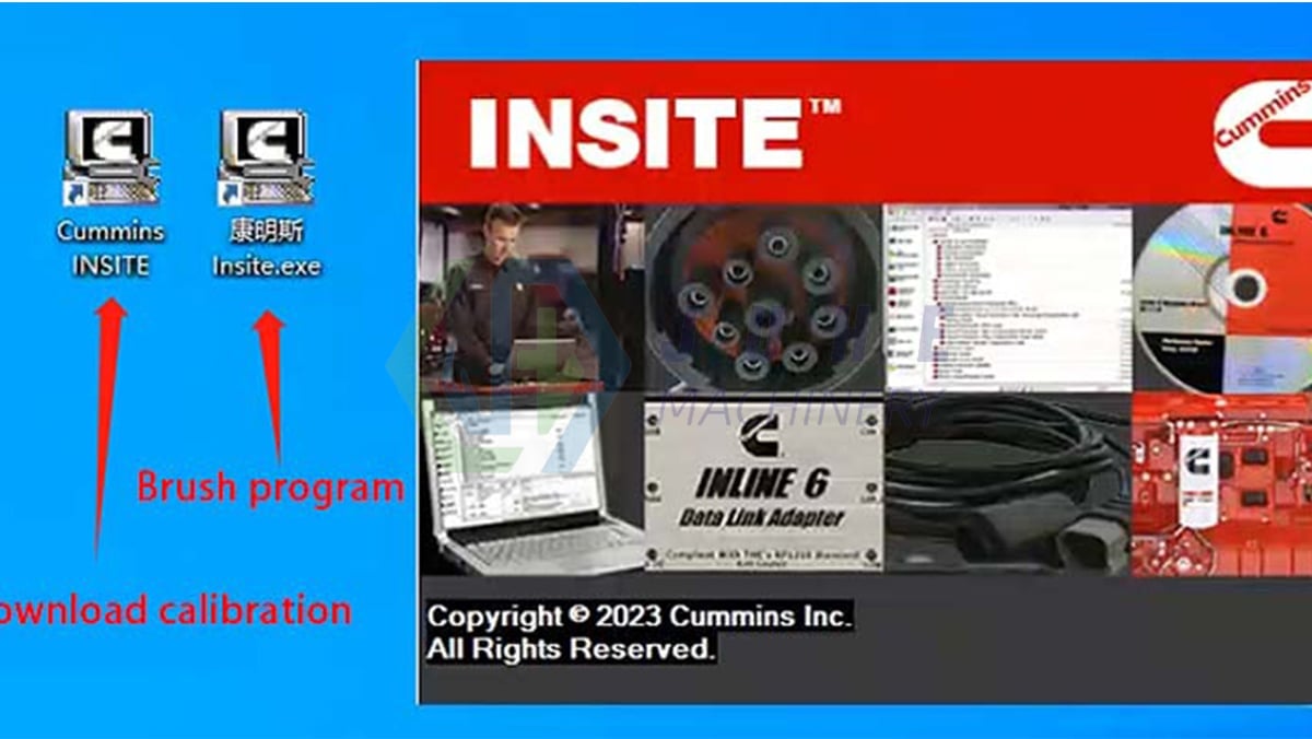Cummins Inline 6 3165033 V8.7 Heavy Duty Truck Diagnostic Tool Cummins diagnostic software different versions