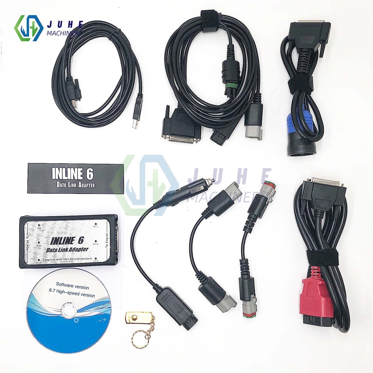 Cummins Inline 6 3165033 V8.7 Heavy Duty Truck Diagnostic Tool 3165033